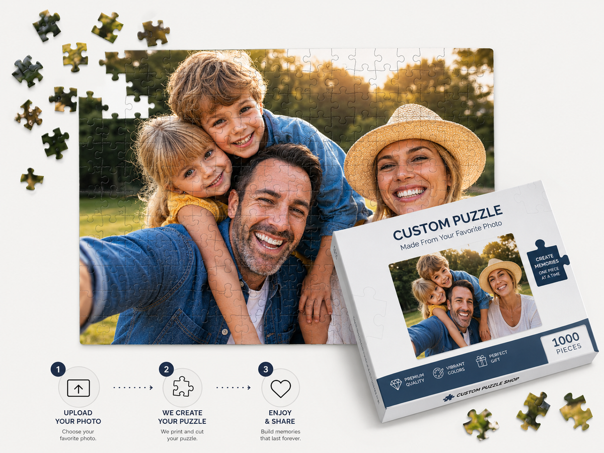Custom Photo Puzzle – Personalized Jigsaw Puzzle from Your Picture
